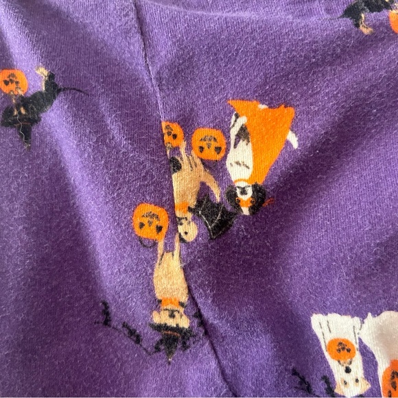 Baby Gap dark purple dog halloween print two piece pajamas size 4t - Picture 12 of 16